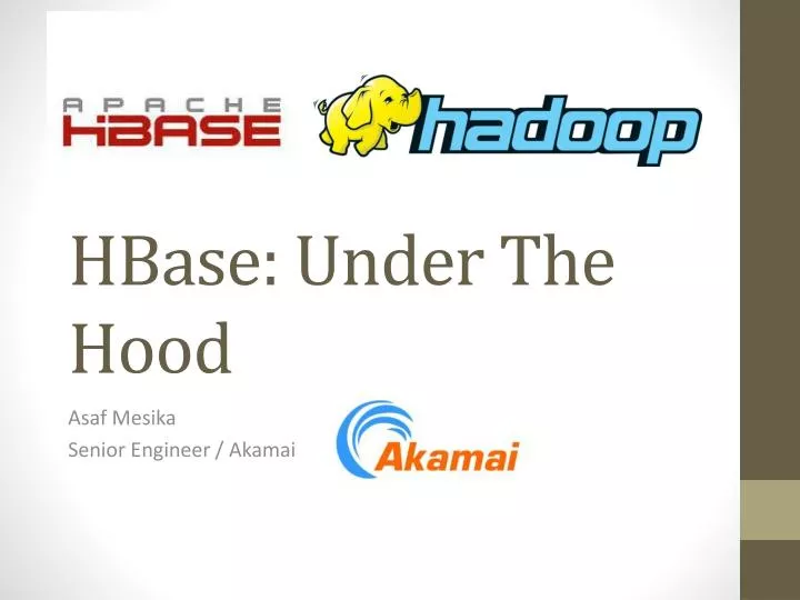 hbase under the hood