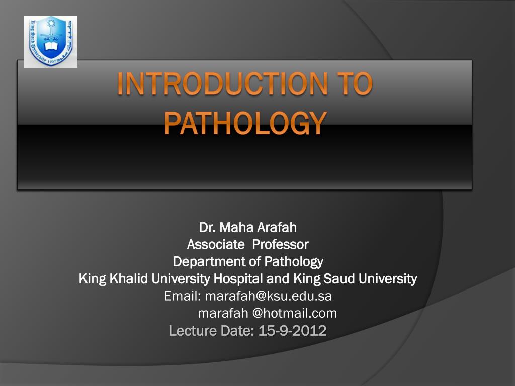 PPT - INTRODUCTION TO PATHOLOGY PowerPoint Presentation, free download ...