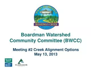 Boardman Watershed Community Committee (BWCC)