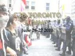 G20 Toronto Summit