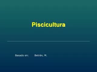piscicultura