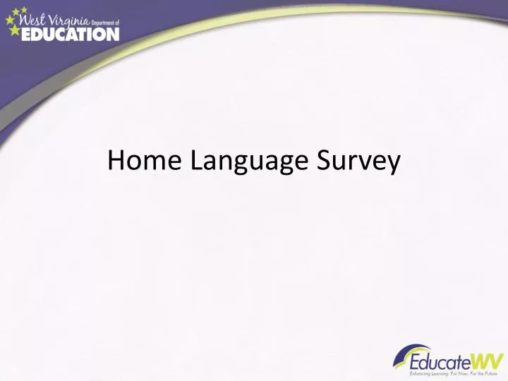 home language survey