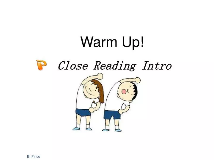 close reading intro