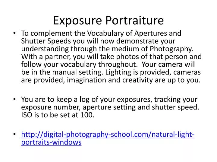 exposure portraiture