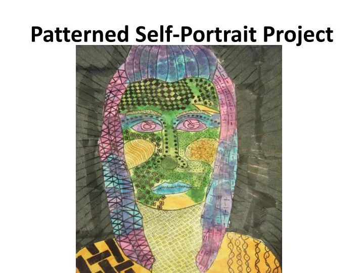 patterned self portrait project