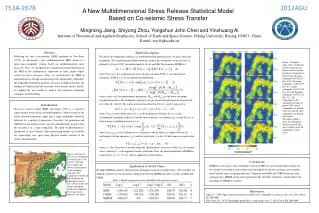 A New Multidimensional Stress Release Statistical Model Based on Co-seismic Stress Transfer
