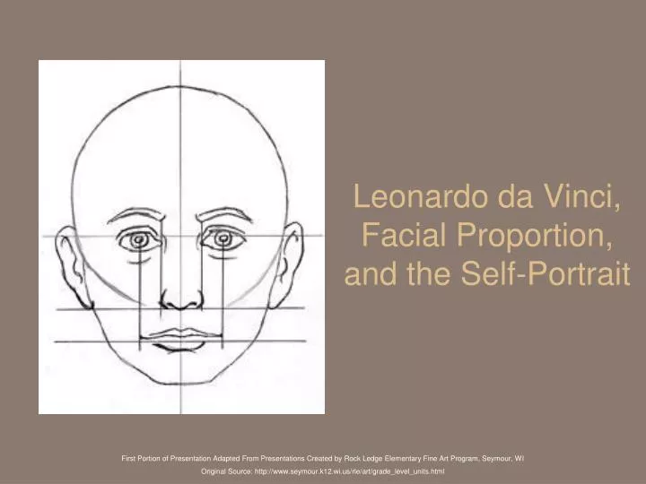 leonardo da vinci facial proportion and the self portrait