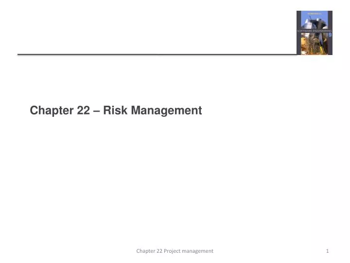 chapter 22 risk management