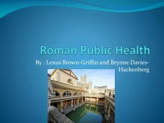 Roman Public Health
