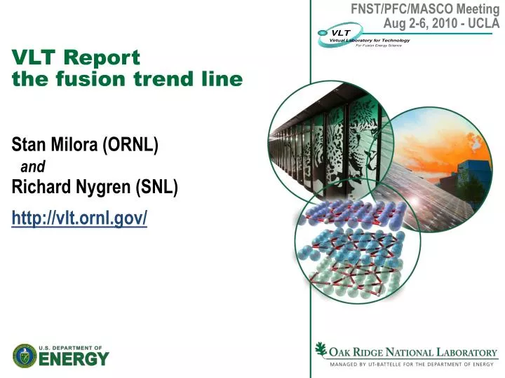 vlt report the fusion trend line