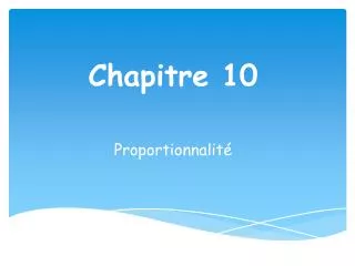 chapitre 10