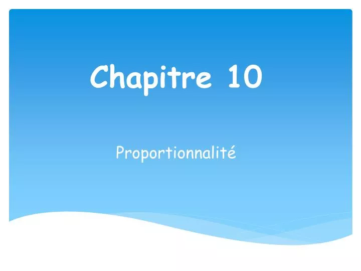 chapitre 10