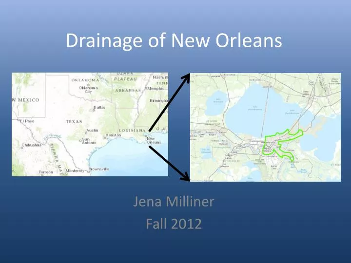 drainage of new orleans