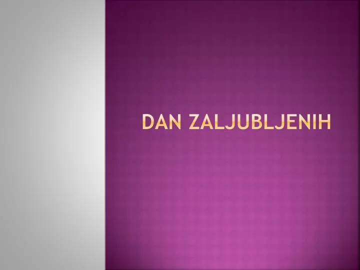 dan zaljubljenih