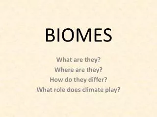 BIOMES