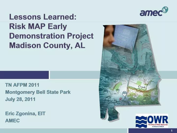 lessons learned risk map early demonstration project madison county al