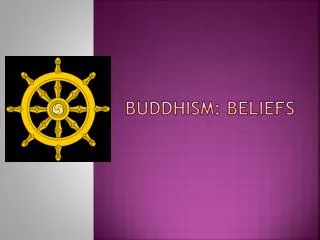 buddhism beliefs