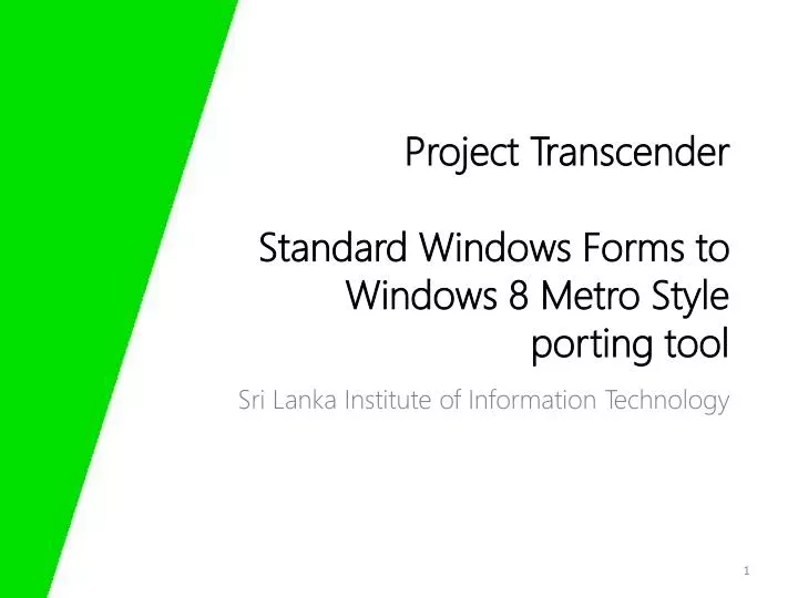 project transcender standard windows forms to windows 8 metro style porting tool