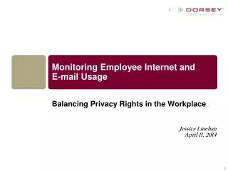 Monitoring Employee Internet and E-mail Usage
