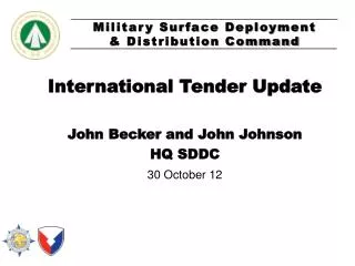 International Tender Update