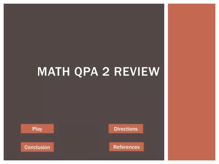 math qpa 2 review