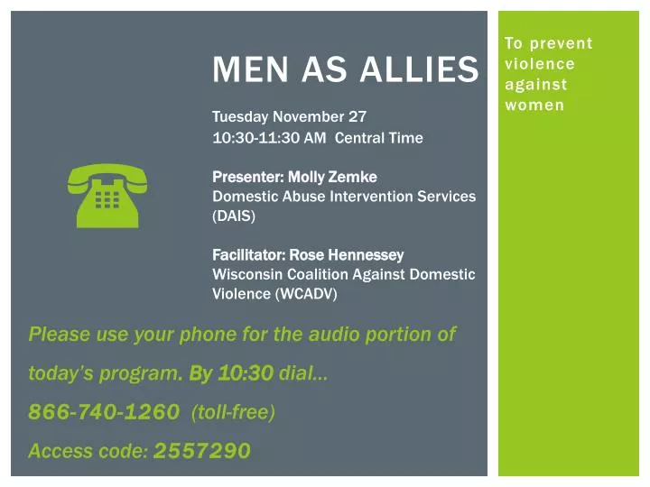 men as allies