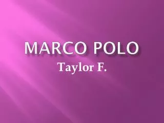 Marco Polo