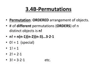 3.4B-Permutations