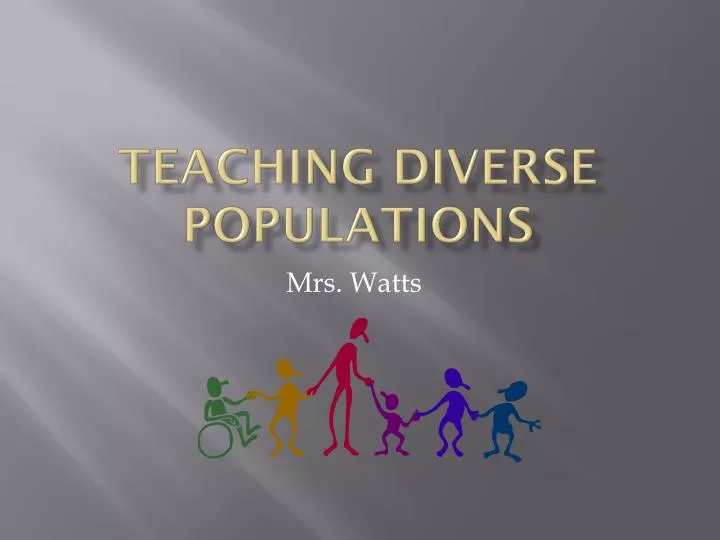 teaching diverse populations