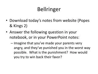 bellringer