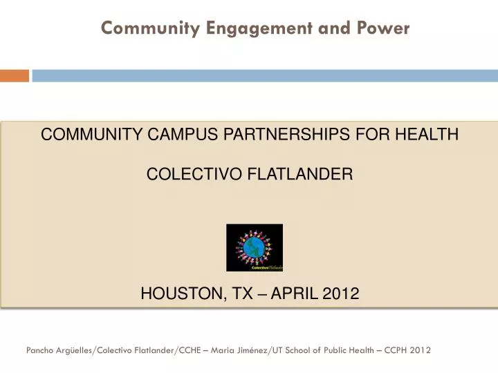 community engagement and power