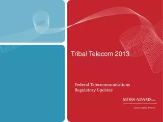 Tribal Telecom 2013