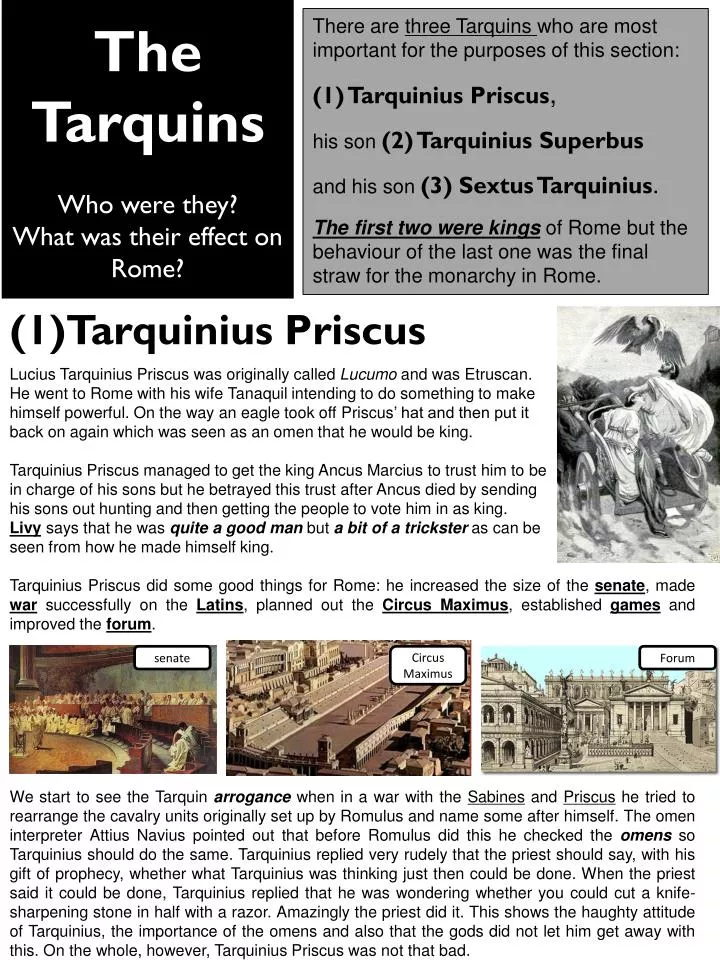 the tarquins who were they what was their effect on rome