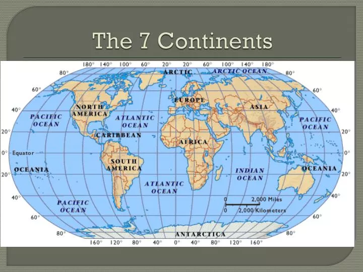 the 7 continents