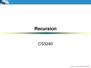 Recursion