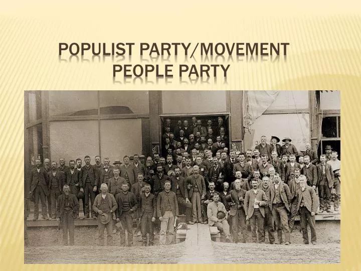 populist party movement people party