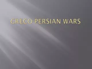 greco persian wars