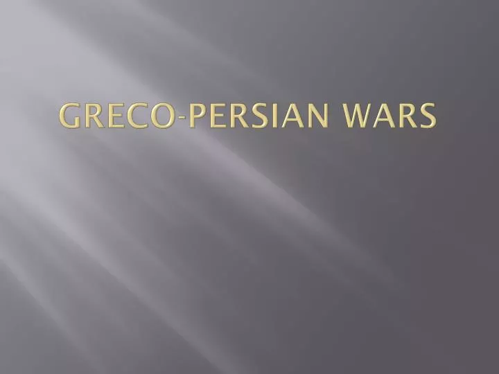 greco persian wars