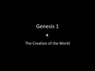 Genesis 1