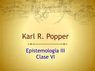 epistemolog a iii clase vi