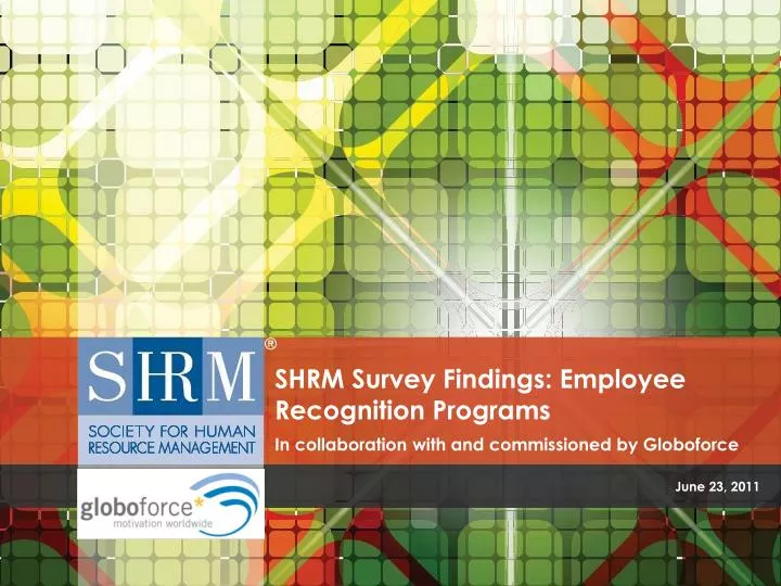 shrm survey findings employee recognition programs