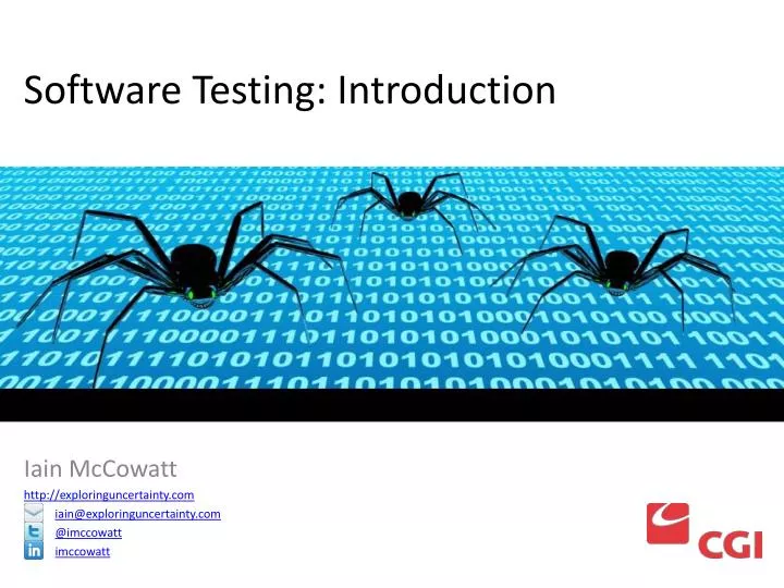 software testing introduction