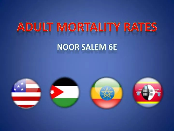 adult mortality rates