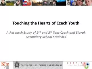 Touching the Hearts of Czech Youth
