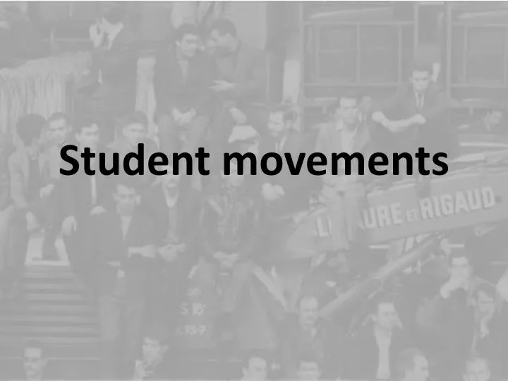 student movements