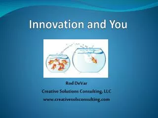 Innovation and You