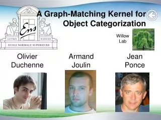 A Graph-Matching Kernel for Object Categorization
