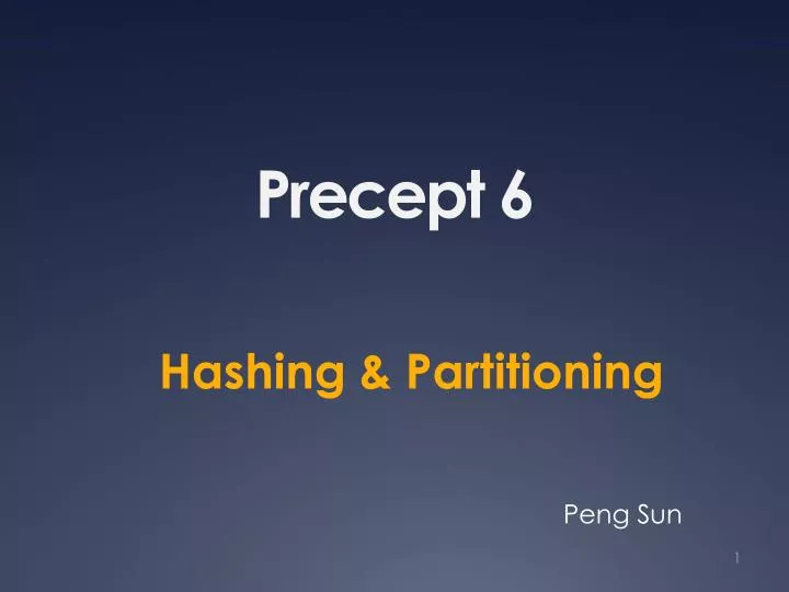 precept 6