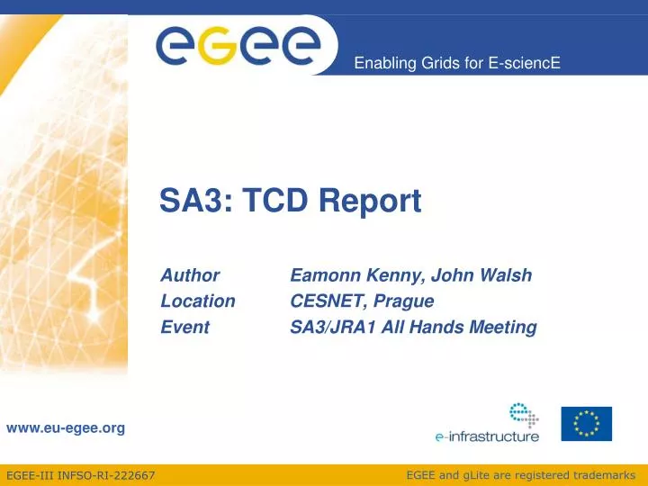 sa3 tcd report