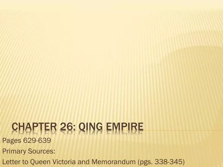 pages 629 639 primary sources letter to queen victoria and memorandum pgs 338 345